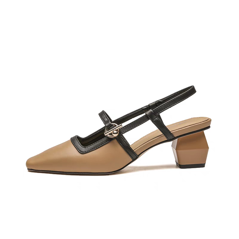 Martini Elegant 2 inches High Office Sandals Slingback Pumps with ...