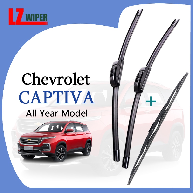 （Front + Rear）Chevrolet CAPTIVA Wiper Blade for All Year Model Chevy ...