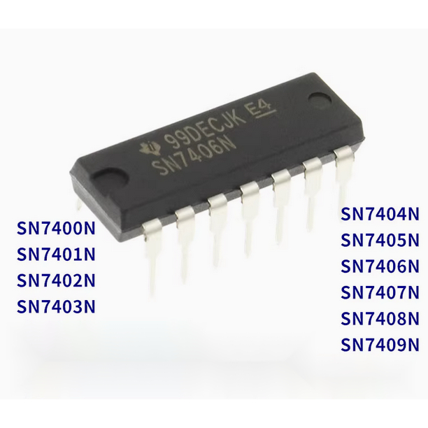 5 Stück SN7408N DIP14 7408 – TTL AND-Gatter IC Im DIP-Gehäuse (HD7408P Kompatibel)