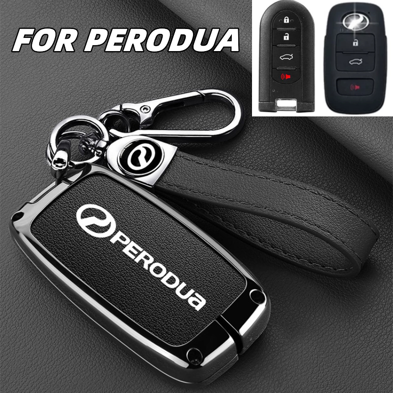 Zinc Alloy Car Key Cover for Perodua Axia 2023 2024 Ativa Alza Myvi ...