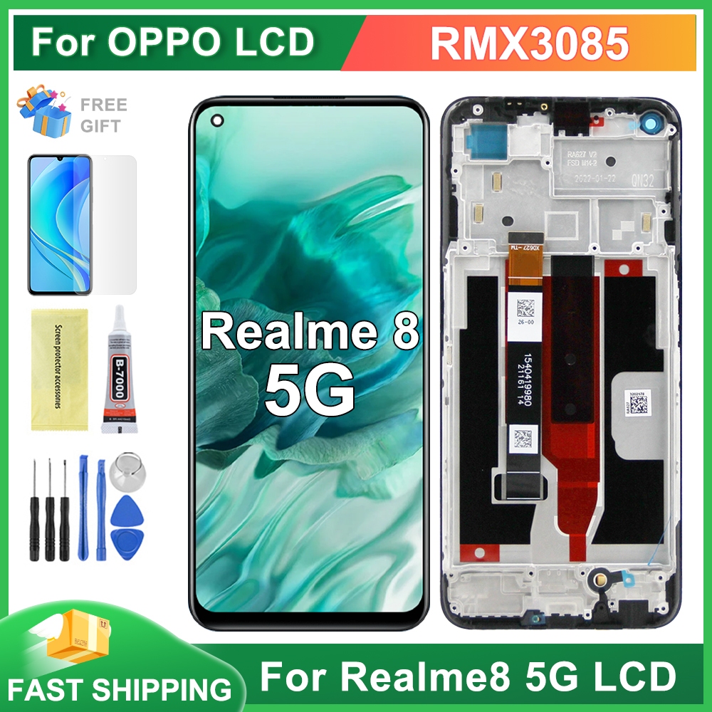 Compatibile con OPPO REALME 8 5G / RMX3241 / Realme Narzo 30 5G RMX3242 Custodia COVER case soft matte GEL SILICONE protezione flessibile MORBIDA TPU (Nero