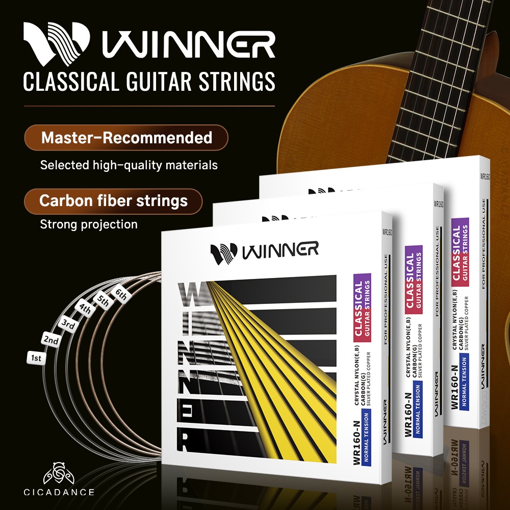 Alice Professional Classical Guitar String Crystal Nylon String Stable ...