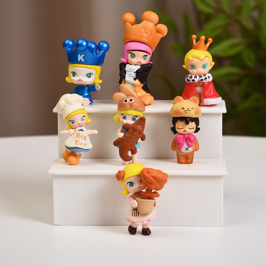 4cm handmade Mini cute figures DIY phone keychain pendant ornaments ...