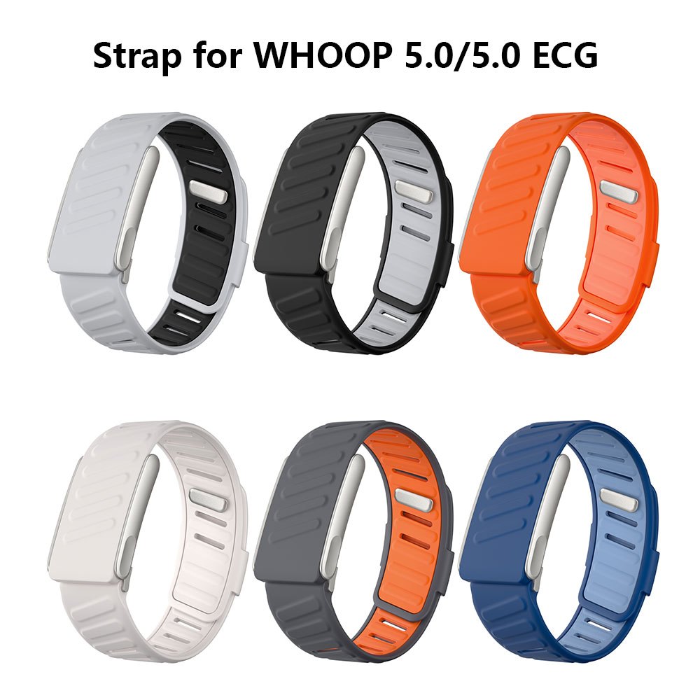 Super Soft Adjustable Strap Replacement Band Compatible with WHOOP and  WHOOP ECG Heart Rate Monitor