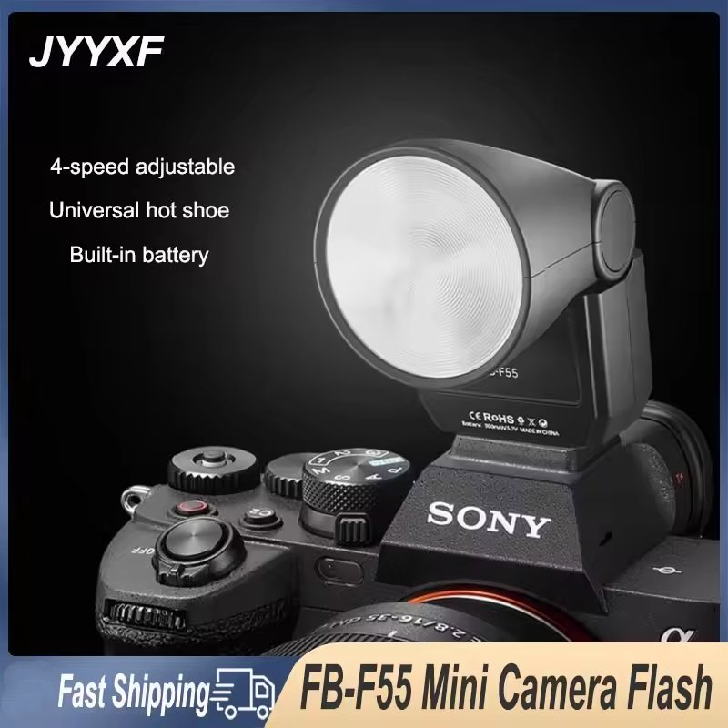 FB FB-F55 Mini Camera Flash Ultra-light Speedlite Photograph Video ...