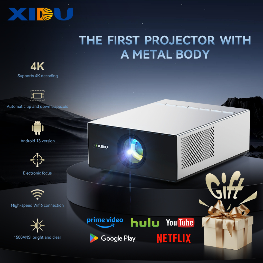 XIDUThe first metal alloy shell projector, direct projection technology ...
