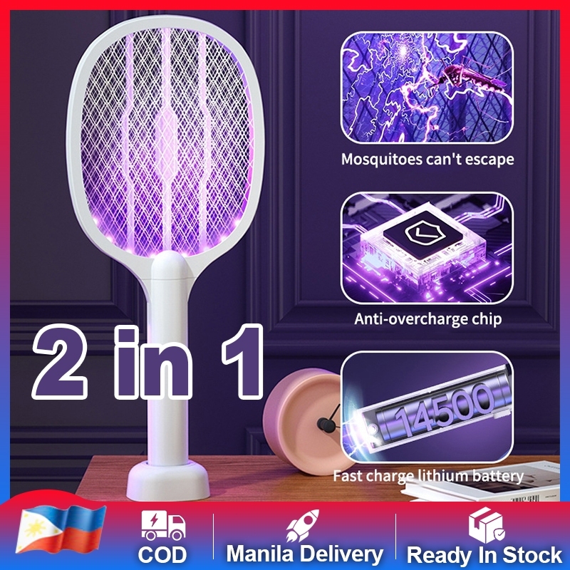 (COD)2-in-1 Mosquito Lamok killer racker swatter high quality premium ...