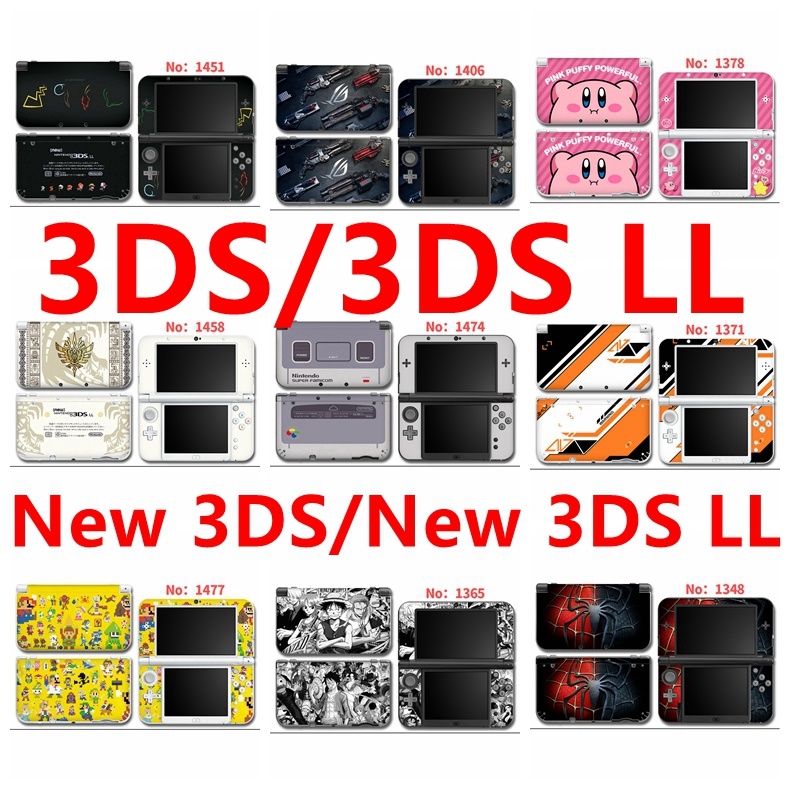 20 Colors Skin Sticker Compatible with Nintendo New/Old 3DS LL/XL Vinyl ...