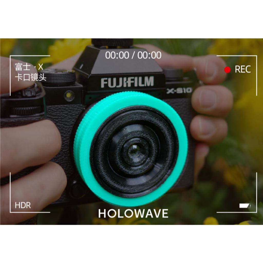 Biscuit lens fixed focus suitable for Fujifilm X-mount Oreo biscuit ...