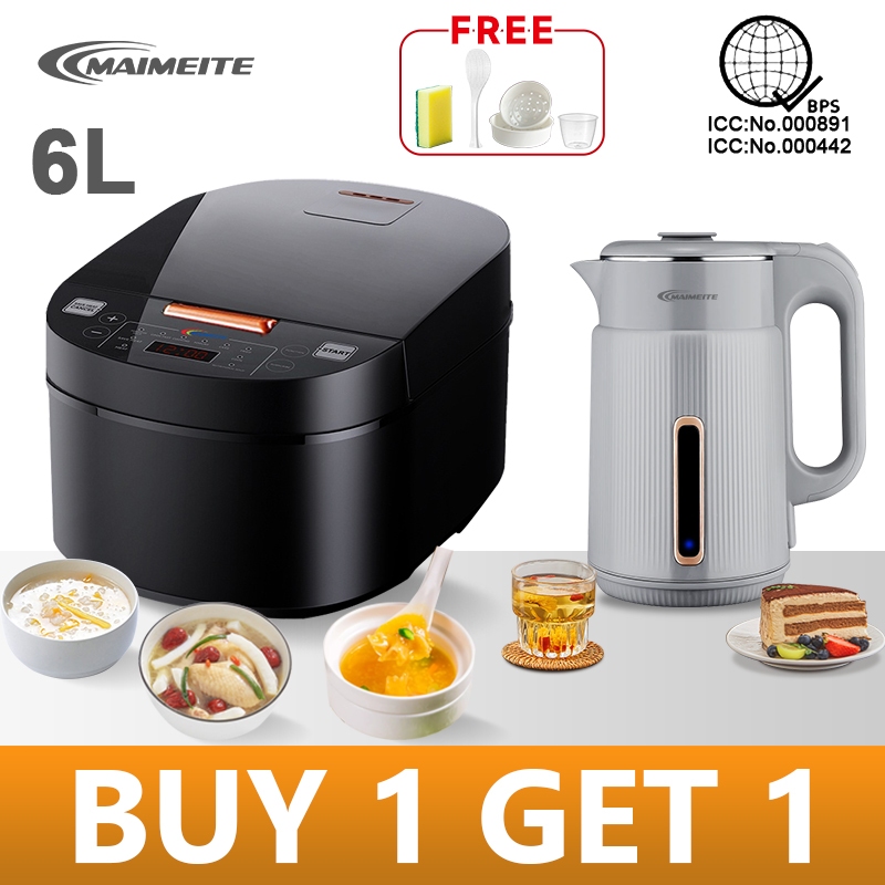 MAIMEITE Rice Cooker 6L Multifunctional Electric Cooker Home Rice ...