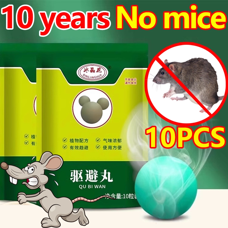 Mouse Repeller 10pcs Rat Repellent Mothballs Poison Mouse Killer ...