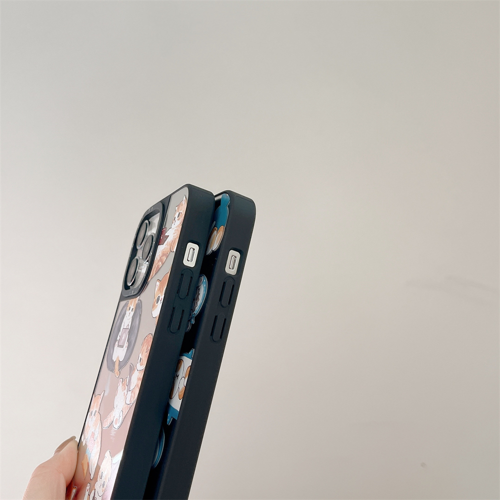 For iPhone 17 16 15 Pro Max Maison Kitsune Fox Medley Case for