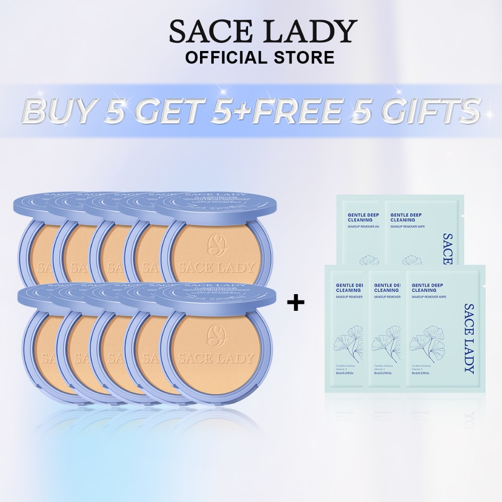 SACE LADY Oil Control Powder Natural Finish Matte Setting Powder Long ...