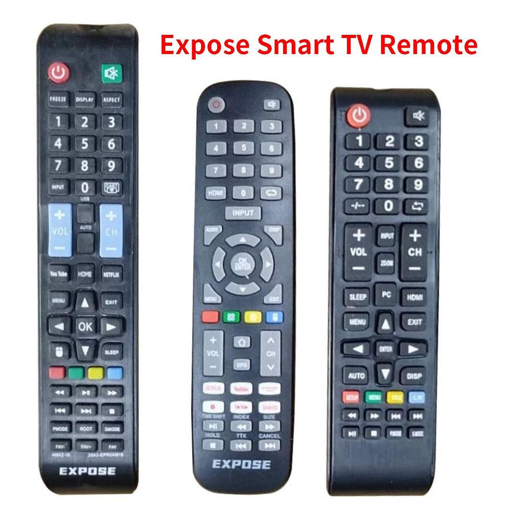 Expose Smart Tv Remote AMAZ-18 26A3-EPROAM18 EXPOSE TV Remote Universal ...