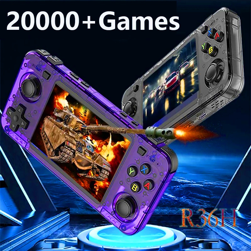 New R36H Retro Handheld Console Open-Source Linux System Classic Game ...