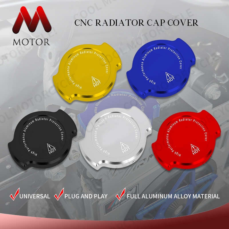 Universal Arm Radiator Cap Cover: Full CNC Aluminum with Decorative ...