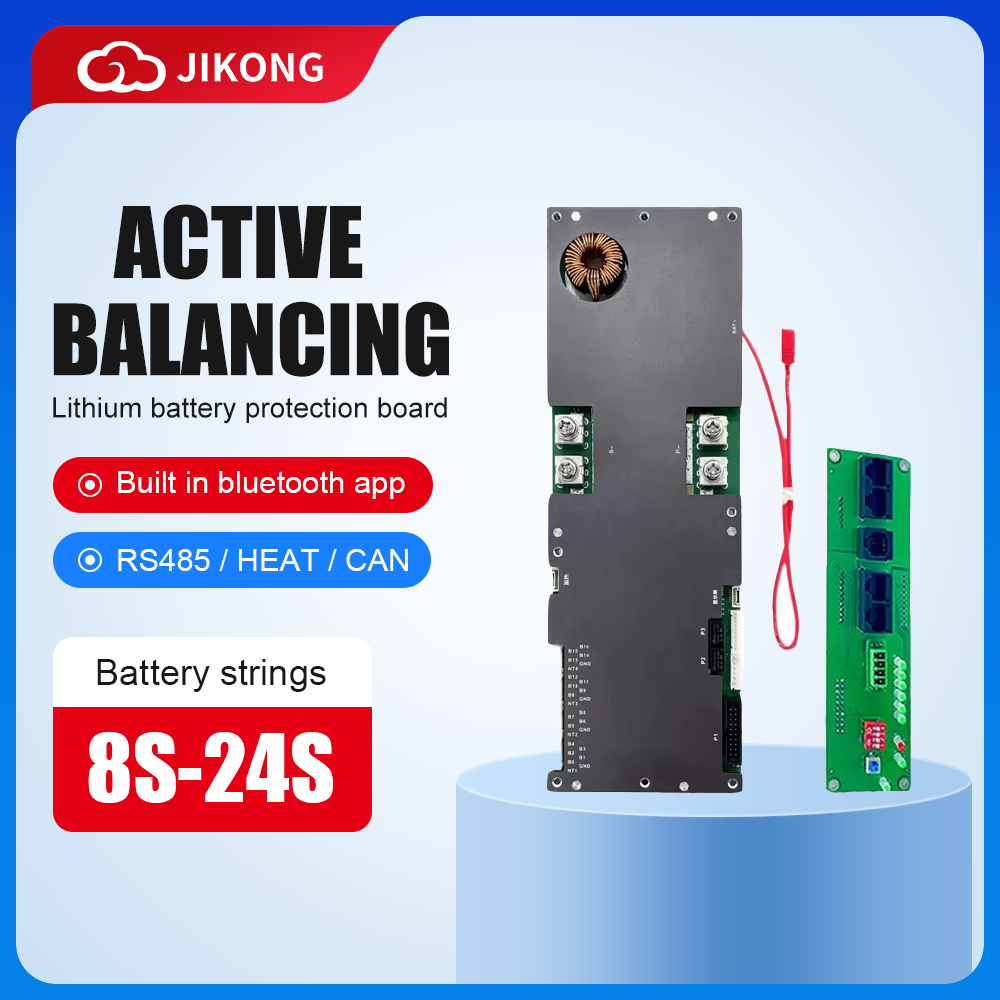 JK BMS V19 PB1A16S10P WITH NEW 4.3 Active Balance Bms 8S~24S Smart 60A ...
