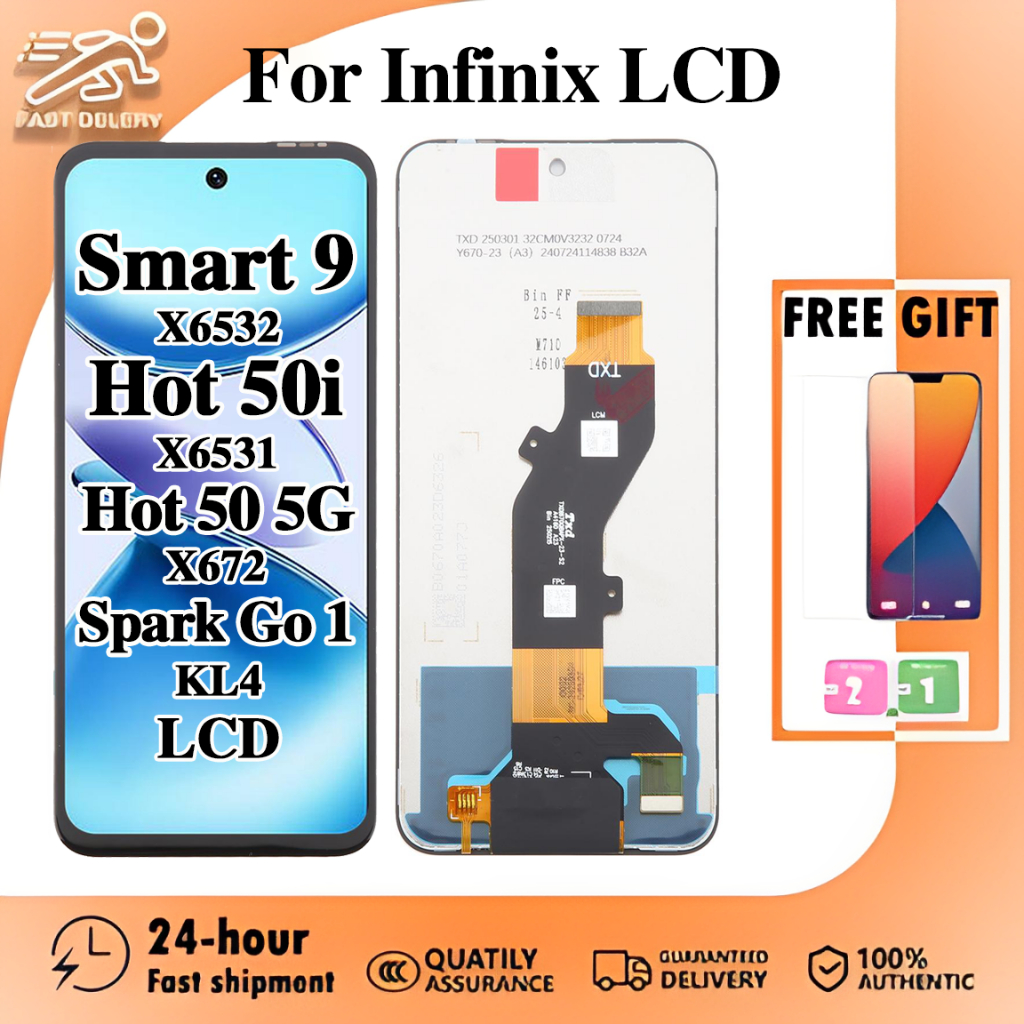 For Infinix Smart 9 X6532 Hot 50i X6531 Hot 50 5G X6720 Tecno Spark Go ...
