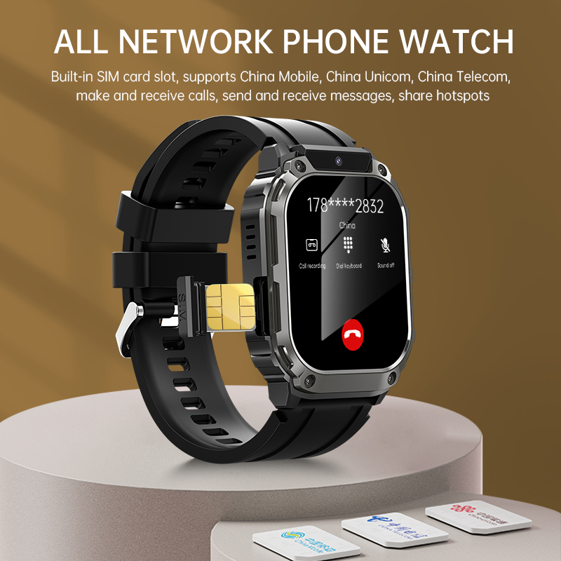 Q80 smart watch with SIM card Solt WiFi camera 4G SIM card phone call ...