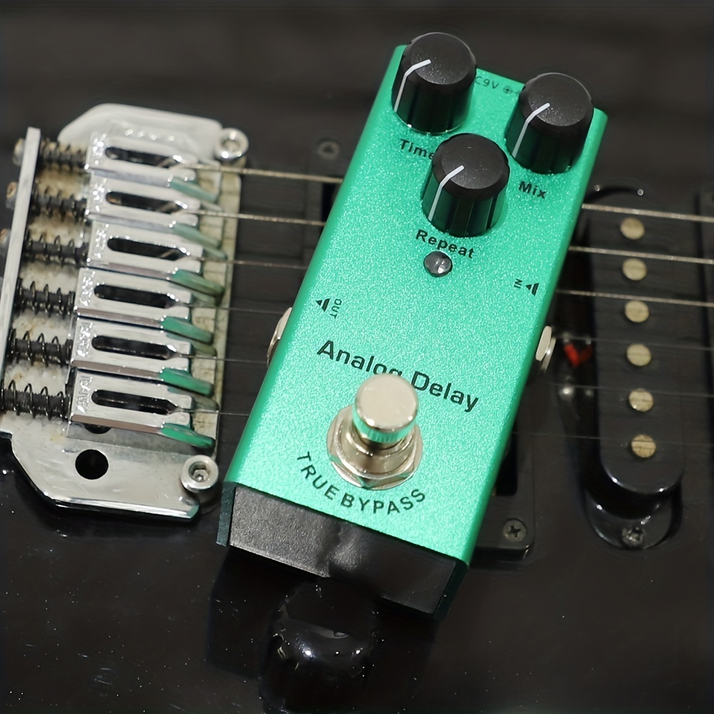 MINI Electric Guitar Effects Pedal ANALOG DELAY True Bypass Time Mix ...