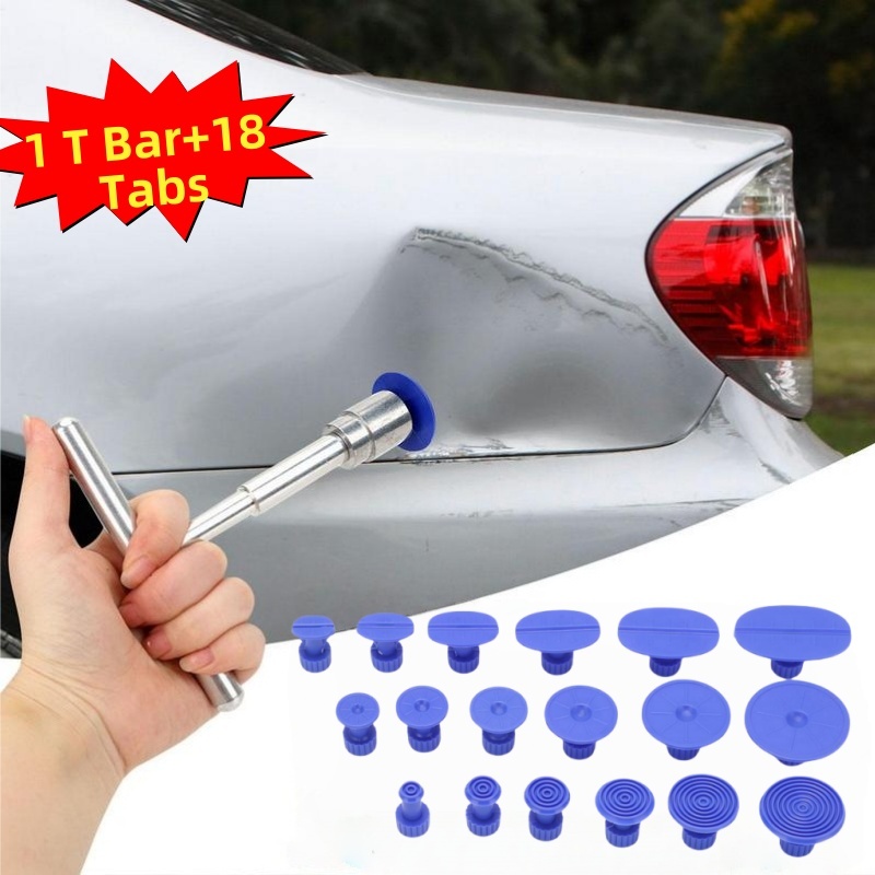 Vehicle Body Parts Paintless Dent Repair Pulling Tabs Tool Kit Car Accessories e