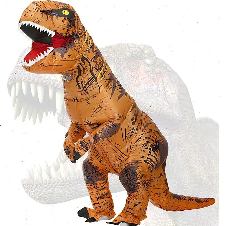 Inflatable Dinosaur Costume Adult & Kids T-Rex Dinosaur Costume Toy ...