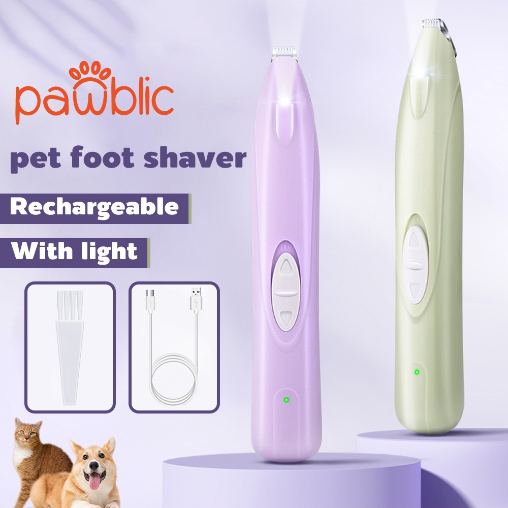 【Ready Stock】Pet Paw Shaver With Light Electric Shaver For Trimming Pet ...