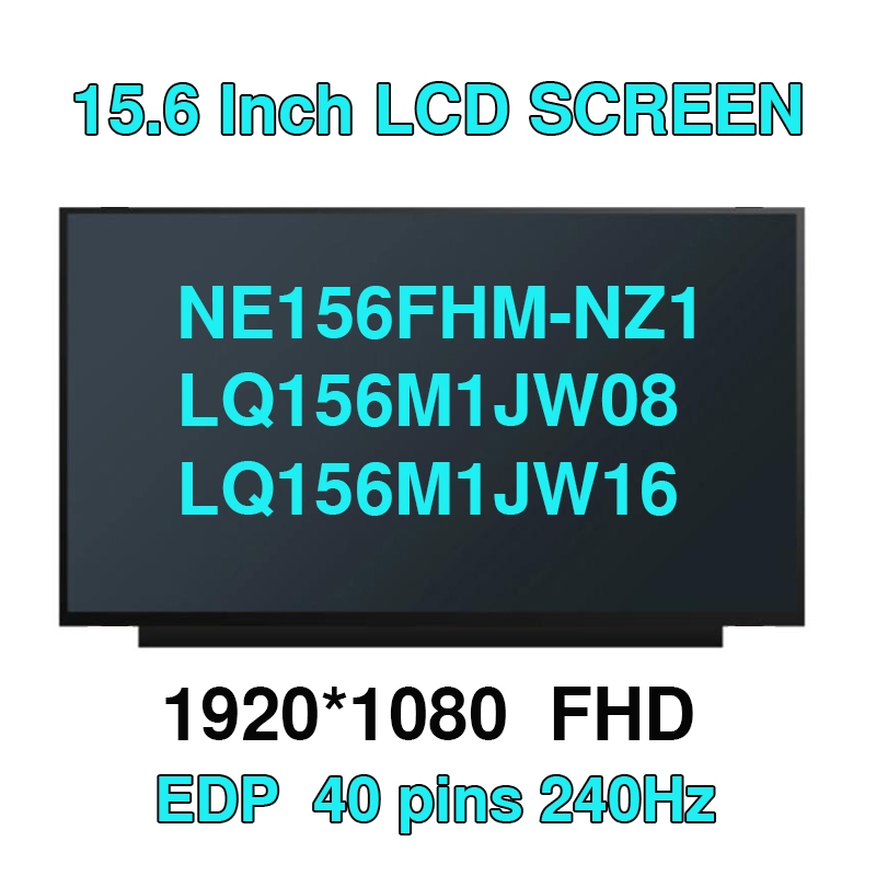 SCREENARAMA 15.6" FHD 240Hz Laptop LCD Screen For Sharp LQ156M1JW03 W/ Tools