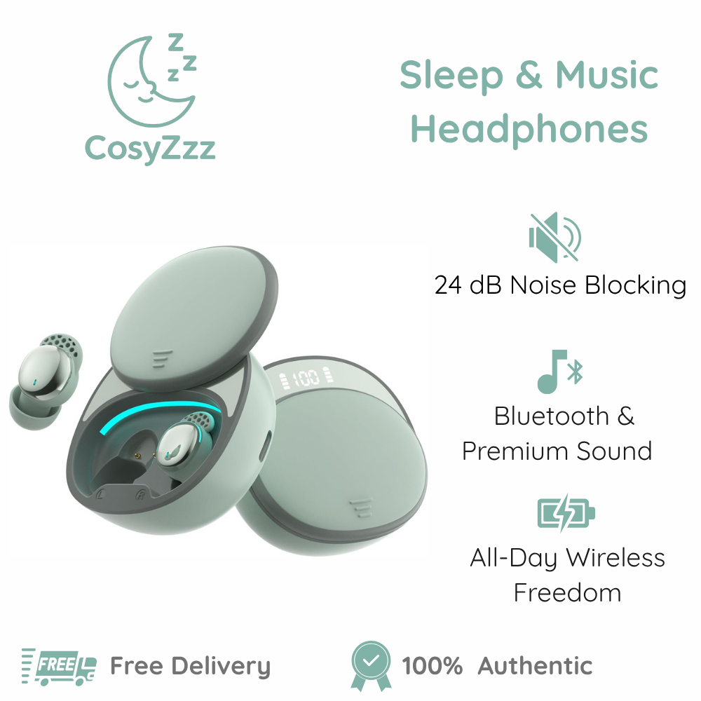 Sleep Headphones for Side Sleepers - Wireless Noise Blocking Earbuds ...