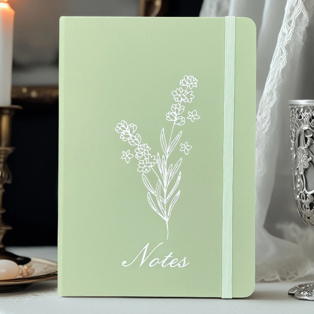 Dot Grid PU Notebook A5 – BUKE 160 Pages with Page Numbers, For Writing ...