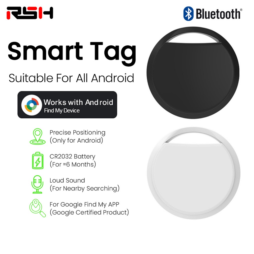Rsh Smart Tag Go For Android Gps Tracker Mini Item Finder Anti Lost 