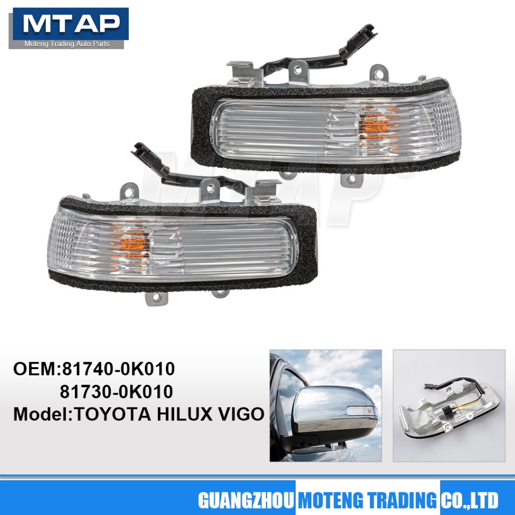 Side Mirror Lamp Turn Signal Light For Toyota Hilux VIGO/FORTUNER ...