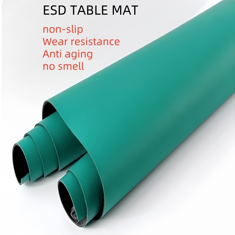Anti static table mat, static rubber cloth, rubber mat, green high ...