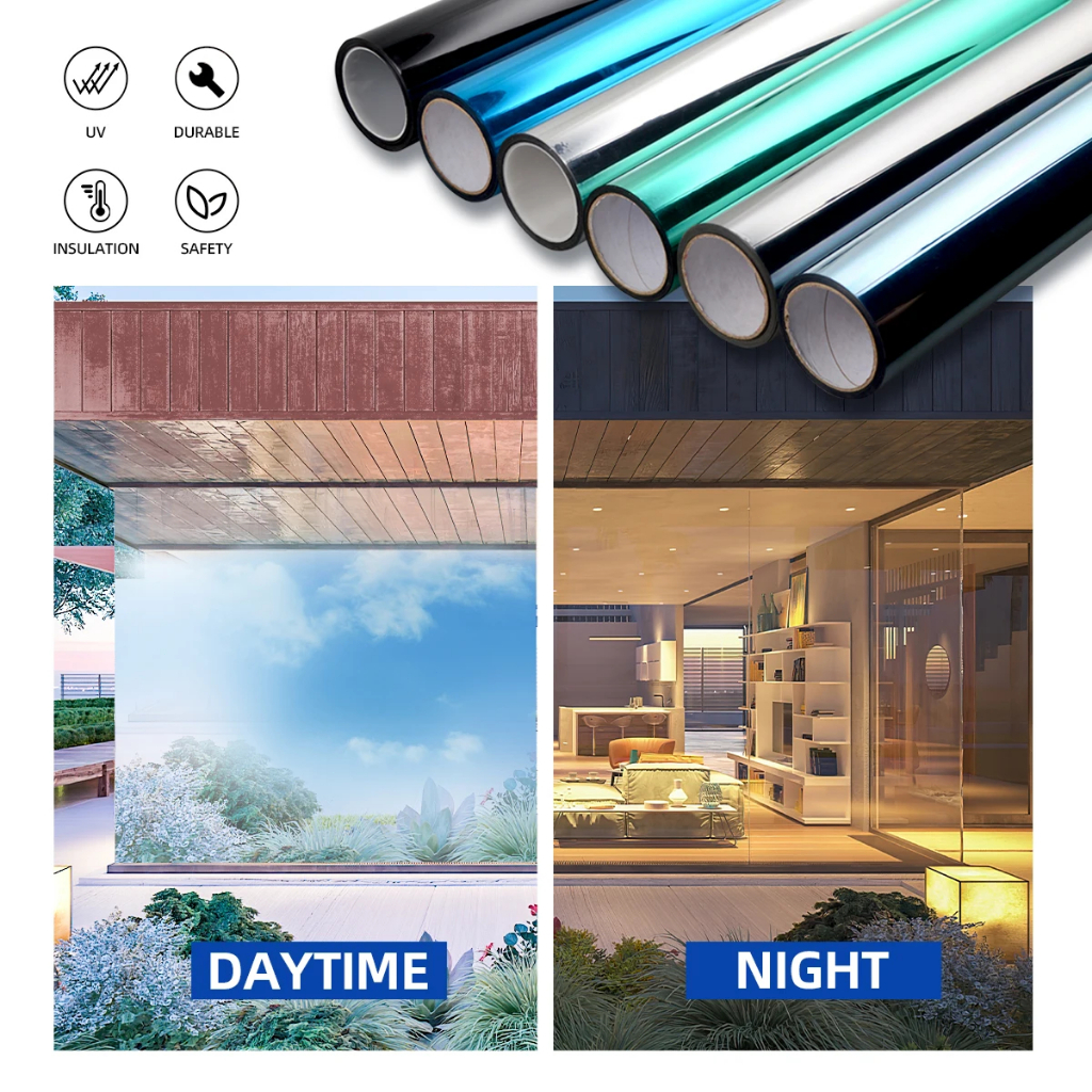 Sunscreen heat insulation home glass film privacy protection windows ...