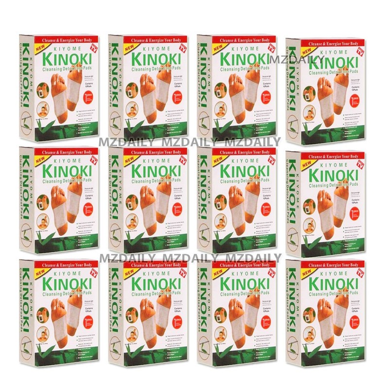 12 boxes (120 pcs) Cleansing andDetoxifying Foot Patch - Men's andWomen ...