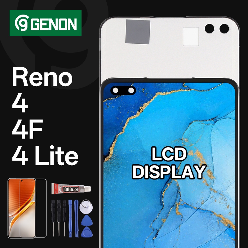 Genon AMOLED LCD for Oppo Reno 4 / Reno 4F / Reno 4 Lite Display Touch ...