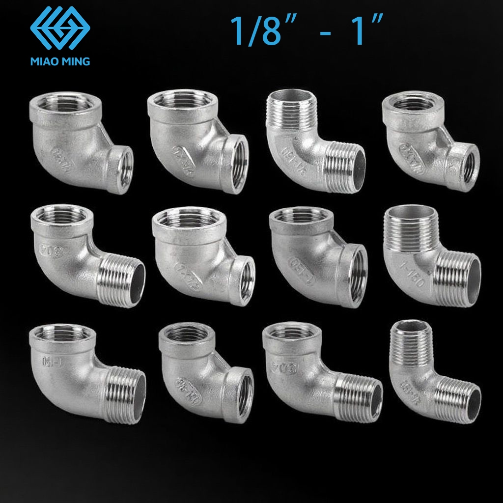 1PCS READY STOCK Stainless Steel 304 / Elbow 1/8
