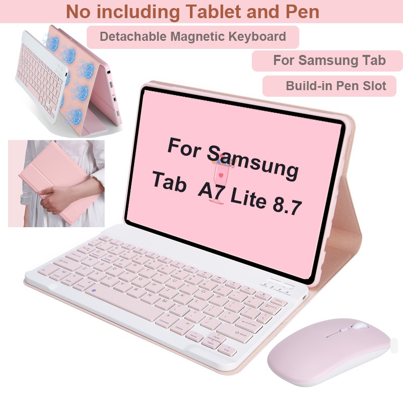 Keyboard Case for Samsung Galaxy Tab A7 Lite 8.7 Inch 2021, for A7 Lite ...