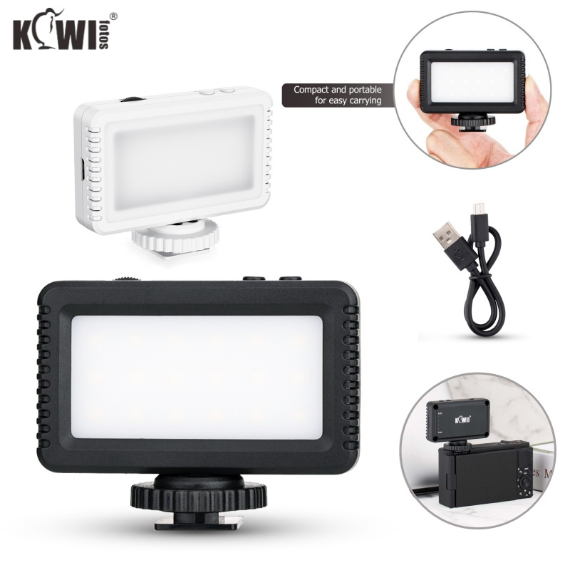 Kiwifotos Camera LED Fill Light Video Light for Sony ZVE10 II ZV1F ZV1 ...
