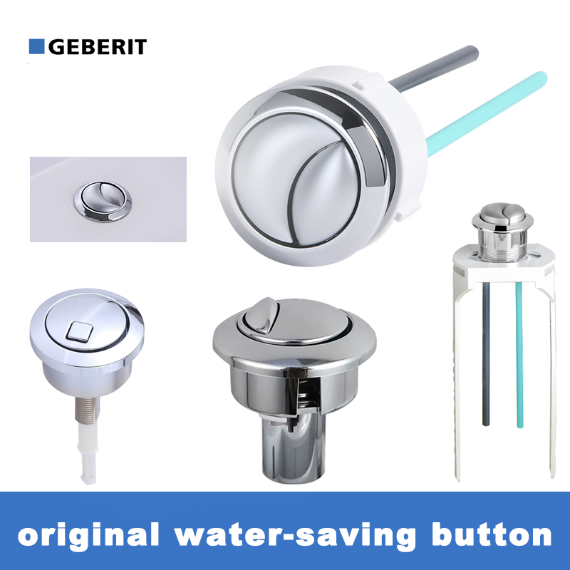 GEBERIT toilet dual press button 38mm/48mm drain valve universal water ...