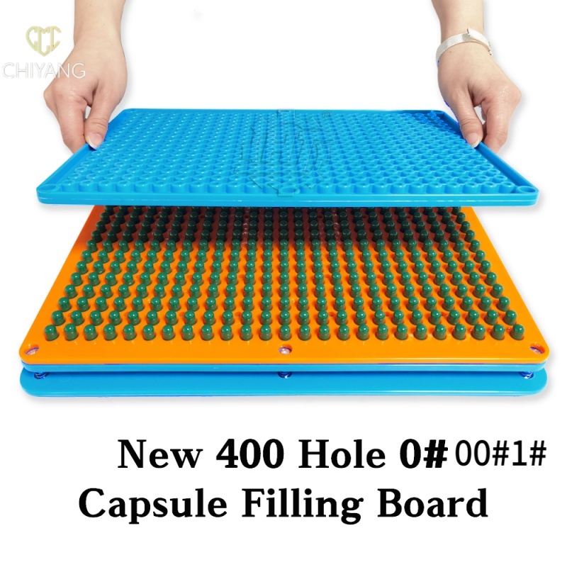 200 / 400-Hole Acrylic Manual Capsule Filling Tray ABS Capsule Filling ...