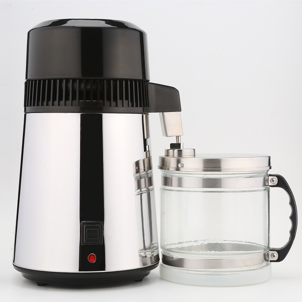 4L Pure Water Filters Distiller Electric Stainless Steel Household ...