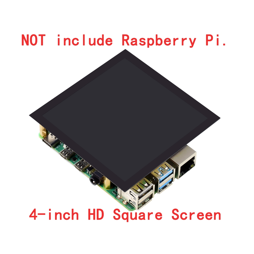 4inch Touch Screen Expansion Board Square DPI LCD Display Monitor ...