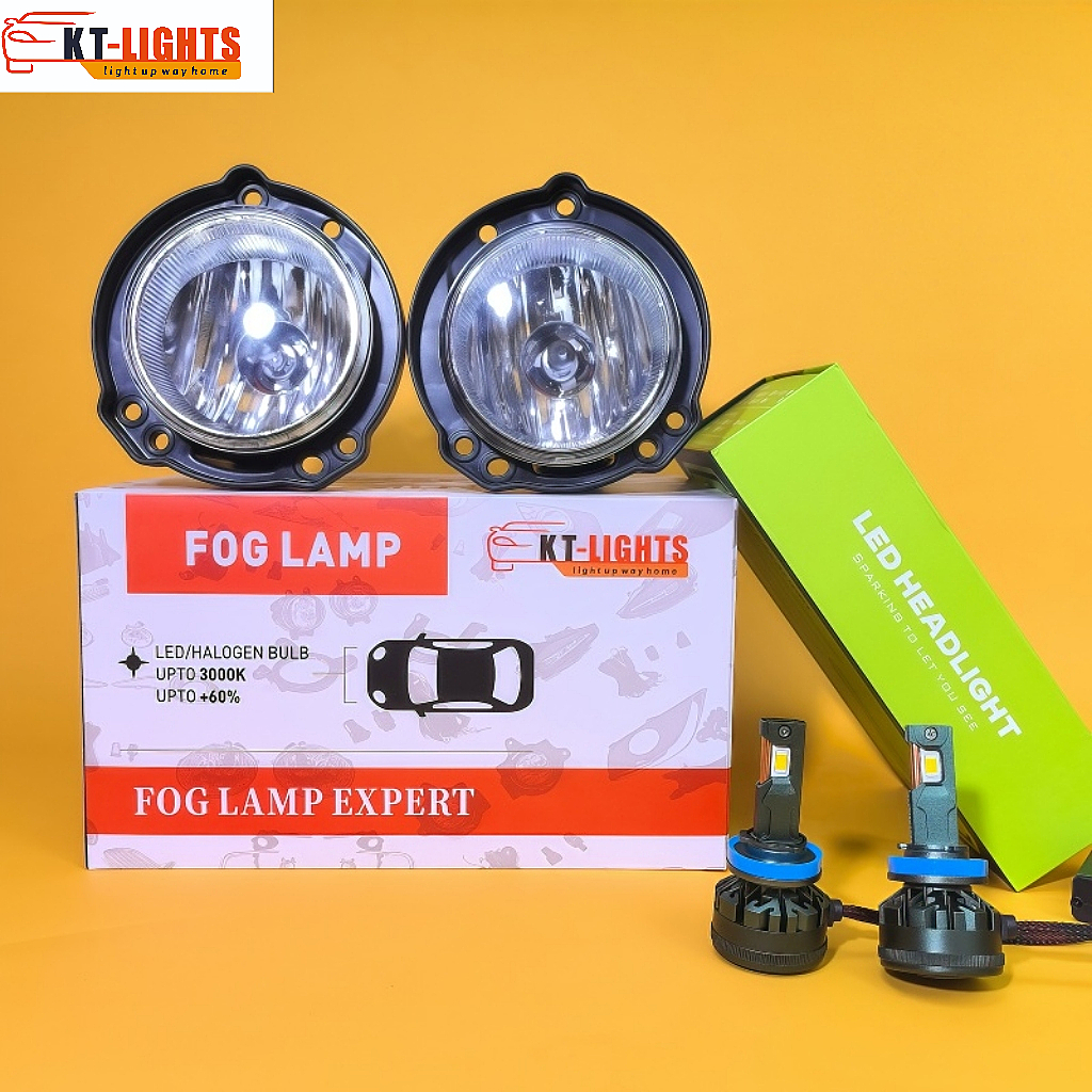 TOYOTA AVANZA VELOZ FOG LAMP 2012-2026 SETS WITH LED BULBS YELLOW LED ...