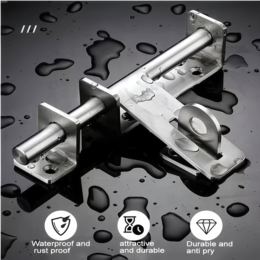 (COD)Stainless Steel 304 Heavy Duty Gate Door Bolt Latch Sliding Hasp ...