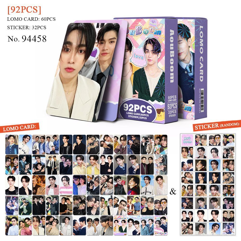 92-96pcs Thai Star Pondphuwin LINGORM ENGLOT Lomo Cards GMMTV ATLAS ...