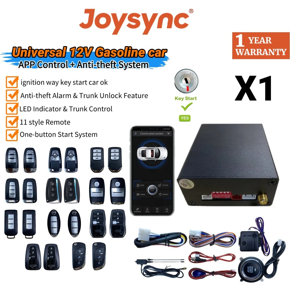 Joysync X1 Universal One-button Engine Start Kit X1 | APP Control ...