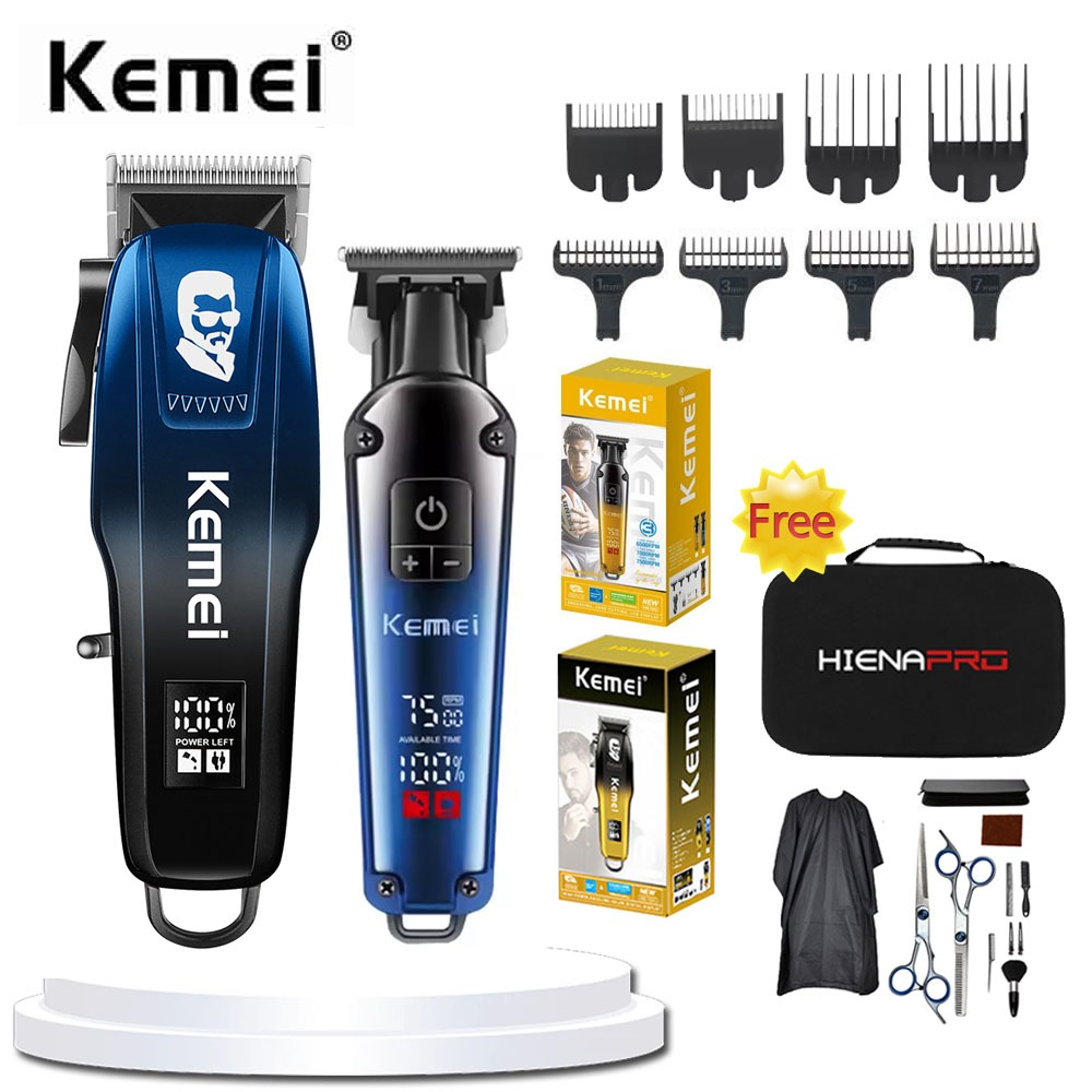KEMEI KM-709A KEMEI KM-1866 Hair Clipper Kit Cordless Rechargeable ...