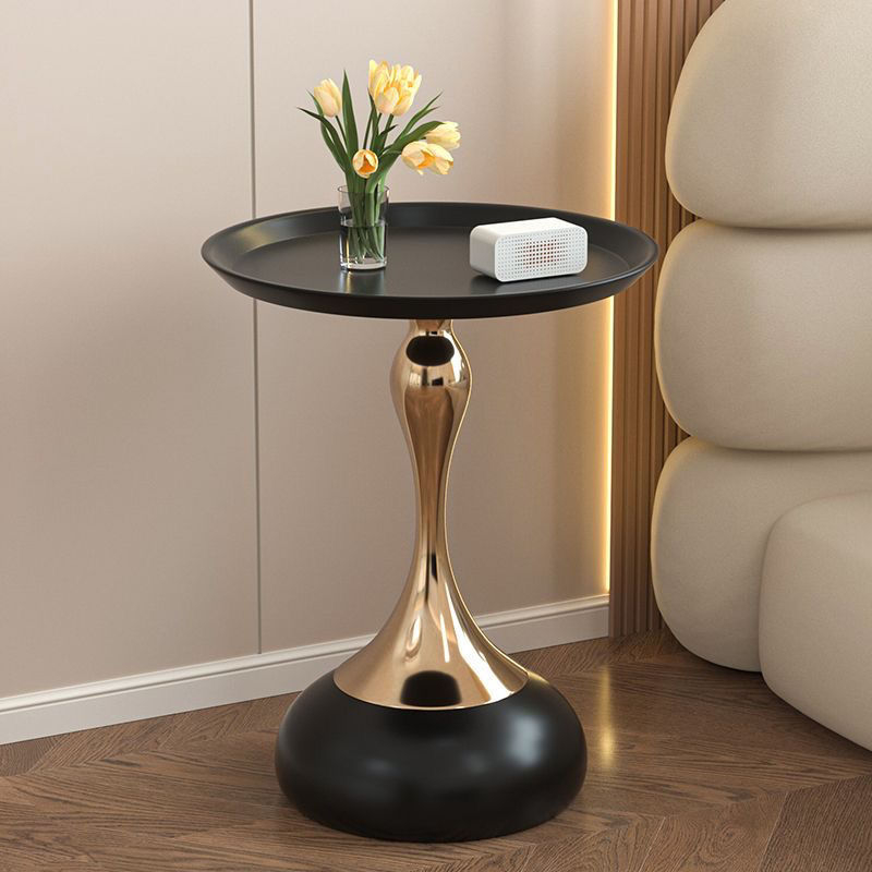 Small round table tea table side cabinet sofa side table balcony small ...