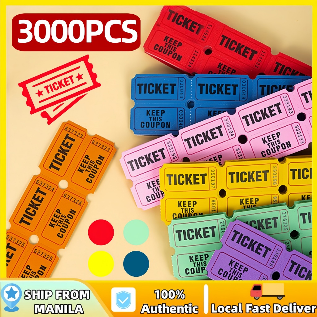 Shop raffle tickets for Sale on Shopee Philippines